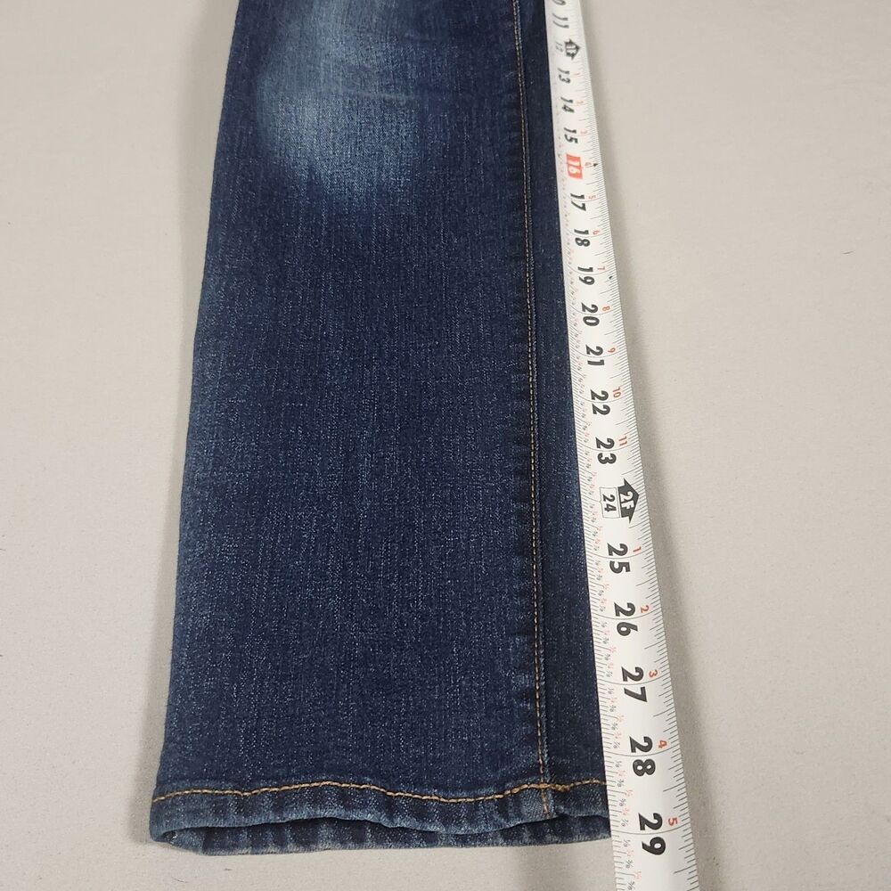 Old Navy Original Mid Rise Jeans Womens Size 6 Regular Blue Stretch Skinny Denim - Picture 8 of 12